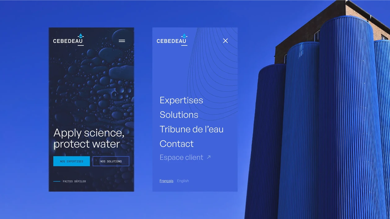 Exemple du site Cebedeau