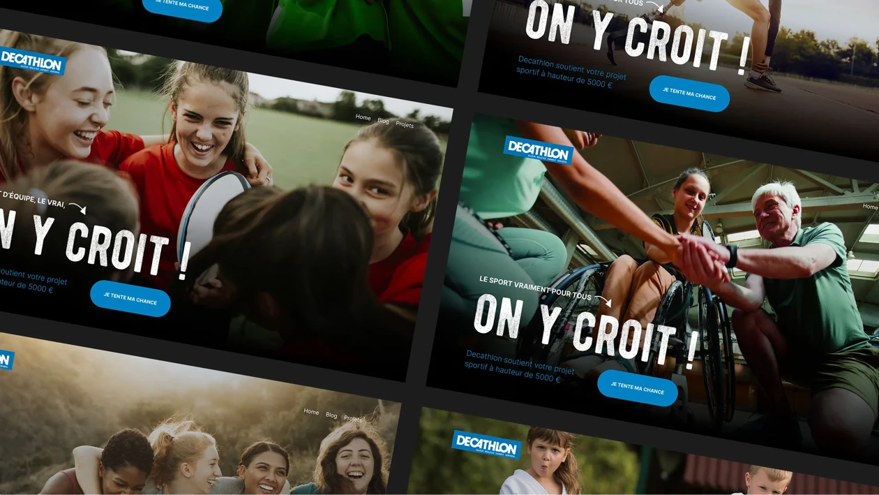 Exemple du site Decathlon